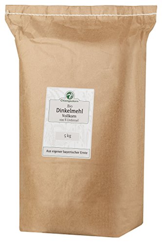 Chiemgaukorn Bio Dinkelmehl Vollkorn 5 kg, Urdinkel von Chiemgaukorn