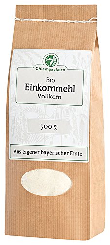 Chiemgaukorn Bio Einkornmehl Vollkorn 500 g von Chiemgaukorn