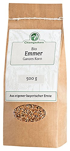 Chiemgaukorn Bio Emmer Ganzes Korn 500 g von Chiemgaukorn