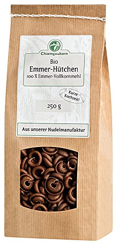 Chiemgaukorn Bio Emmer-Hütchen, 250 g, Nudeln von Chiemgaukorn