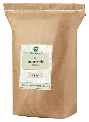 Chiemgaukorn Bio Emmermehl Vollkorn 2,5 kg von Chiemgaukorn