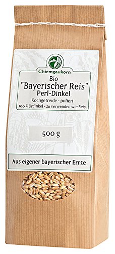 Chiemgaukorn Bio Perl-Dinkel/Bayerischer Reis 500 g, Urdinkel von Chiemgaukorn