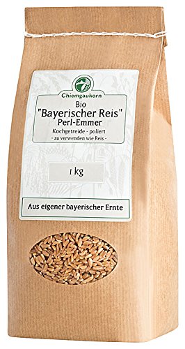 Chiemgaukorn Bio Perl-Emmer/Bayerischer Reis 1 kg von Chiemgaukorn