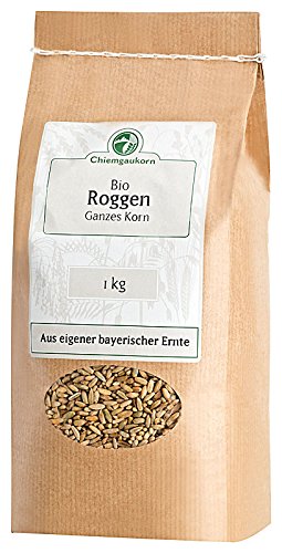Chiemgaukorn Bio Roggen Ganzes Korn 1 kg von Chiemgaukorn