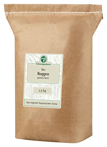 Chiemgaukorn Bio Roggen Ganzes Korn 2,5 kg von Chiemgaukorn