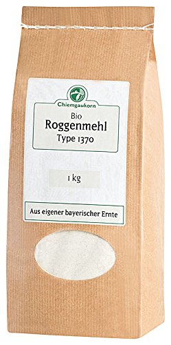 Chiemgaukorn Bio Roggenmehl Type 1370 1 kg von Chiemgaukorn