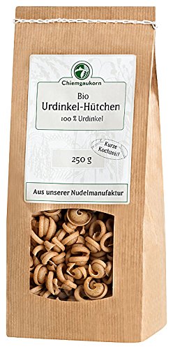 Chiemgaukorn Bio Urdinkel-Hütchen Nudeln, 250 g, Dinkel von Chiemgaukorn