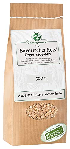 Chiemgaukorn Bio Urgetreide-Mix 500 g, Bayerischer Reis, Perl-Emmer, Perl-Dinkel, Perl-Einkorn von Chiemgaukorn