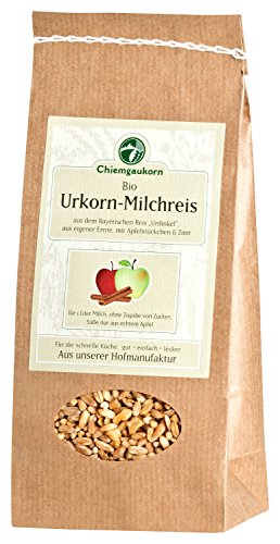 Chiemgaukorn Bio Urkorn-Milchreis Apfel-Zimt 190 g von Chiemgaukorn
