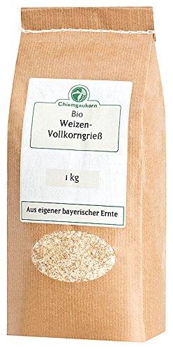 Chiemgaukorn Bio Weizengrieß Vollkorn 1 kg von Chiemgaukorn