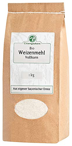 Chiemgaukorn Bio Weizenmehl Vollkorn 1 kg von Chiemgaukorn