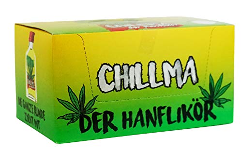Chillma - Der Hanflikör - Hanf-Limetten-Likör 20 x 0,02 l 17% vol von Chillma