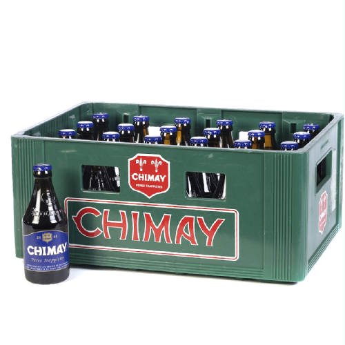 Original belgisches Bier- CHIMAY (Ohne Kasten) Trappist Blau 24x33 cl. Trappisten Bier limitiert. Karneval und Party!! von Chimay