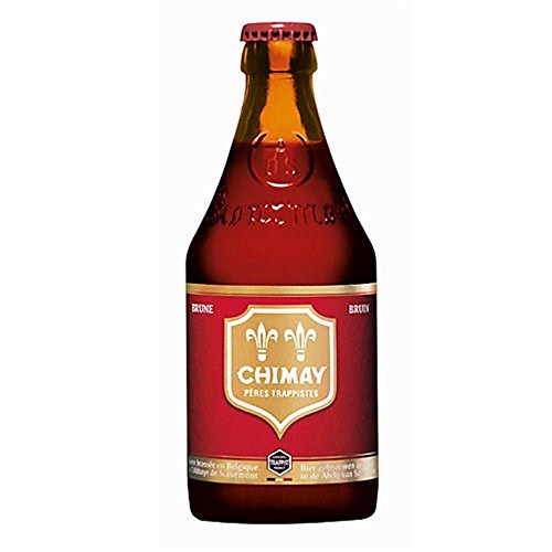 Original belgisches Bier- CHIMAY Trappist (rot) 6x33cl. Alk. 7.0 % vol. Trappisten Bier limitiert. Karneval und Party!! von Chimay