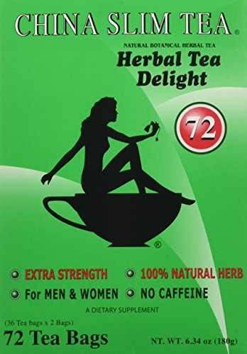 China Slim Tea Super Ginseng Plus Extra Strength For Men and Women 72 Tea Bags by China Slim von China Slim.