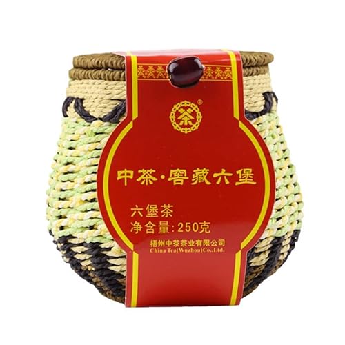 250g (0.55LB) Liu Bao Alter Schwarzer Dunkler Tee Chinesischer Tee Gekochter Tee Gesundheitswesen Neuer Tee Gesunder Roter Tee Grüner Guter Frühlingstee von ChinaShoppingMall