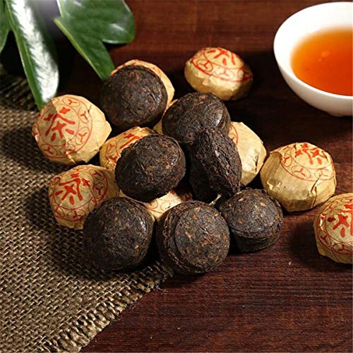 250g (0.55LB) Reifer Pu'er Tee Alter Puer Tee Minikuchen Yunnan Gekochter Pu'er Tee Schwarzer Tee Gekochter Pu Erh Tee Chinesischer Tee Roter Tee Grüner Guter Shu Cha von ChinaShoppingMall