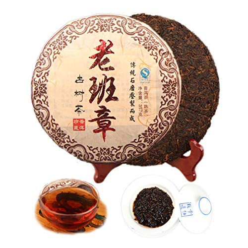 357g （0.787LB） Reifer Pu'er-Tee Alter Puer-Tee Yunnan Alter BanZhang Pu'er-Tee Schwarzer Tee Gekochter Pu-Erh-Tee Pu-Erh-Tee Chinesischer Tee Gesunder Puerh-Tee Roter Tee Grüner Guter Shu Cha von ChinaShoppingMall