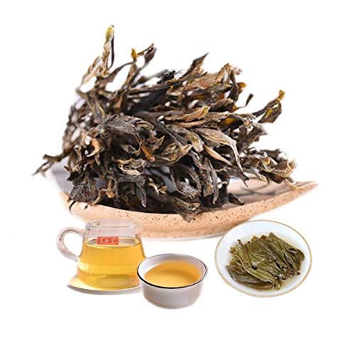 400g （0.882LB） Roher Pu'er Tee Neuer Puer Tee Yunnan Handgemachter alter Baum Puer Tee Grüner Tee Pu-erh Tee Alter Baum Pu-erh Tee Chinesischer Tee Gesunder Puerh Tee Grüner guter Sheng cha von ChinaShoppingMall