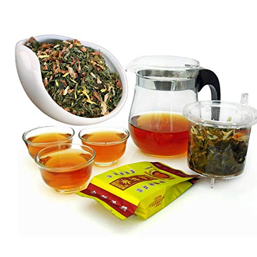 6 Beutel (54g) Bestnote Gesunder Lebertee Blumentee Kräutertee Grüner Tee Roher Tee Sheng cha Duftender Tee Gesundheitstee Chinesischer Tee von ChinaShoppingMall