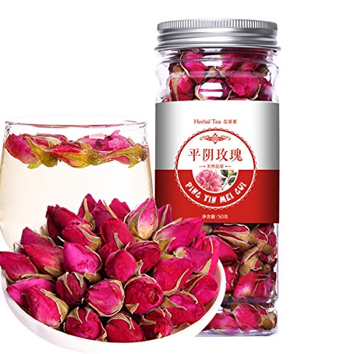 Chinesischer Kräutertee-Blumen-Frucht-Tee Rose Tea Golden Silk Chrysanthemum Bottled New Scented Tea Gesundheitswesen-Blumen-Tee-gesundes grünes Lebensmittel (50g Pingyin Rose) von ChinaShoppingMall