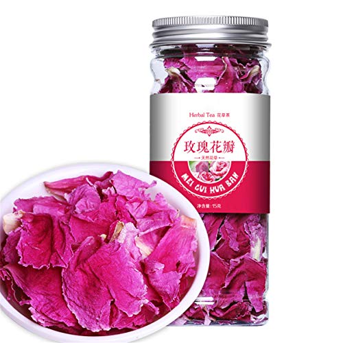 Chinesischer Kräutertee Blumen-Früchtetee Rosentee Eingemachte goldene Seidenchrysantheme abgefülltes neues duftendes Tee-Gesundheitspflege-Blumen-Tee-gesundes grünes Lebensmittel (15g Rose Petal) von ChinaShoppingMall