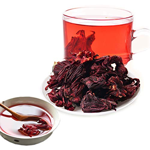 Chinesischer Kräutertee Hibiskus-Tee Roselle-Tee Neuer Dufttee Grüner Tee Gesundheitspflege Blumen Tee Hochwertiger gesunder grüner Lebensmittel-Rosen-Auberginentee (100) von ChinaShoppingMall