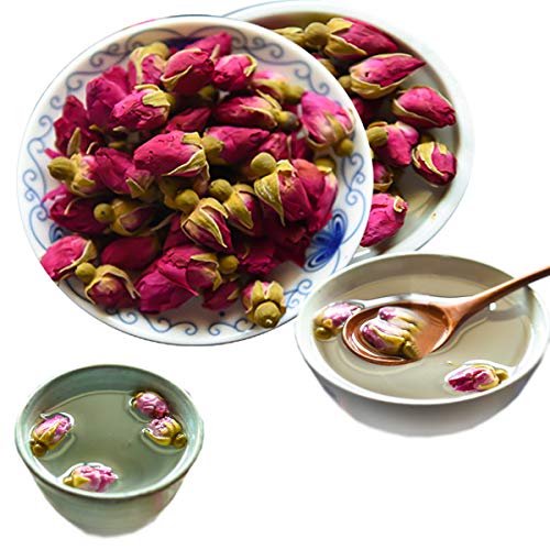 Chinesischer Kräutertee Schwefelfreier Rosenknospentee Neuer Dufttee Grüner Tee Gesundheitspflege Blumen Tee Hochwertiger gesunder grüner Lebensmittel-Rosen-Auberginentee (100) von ChinaShoppingMall