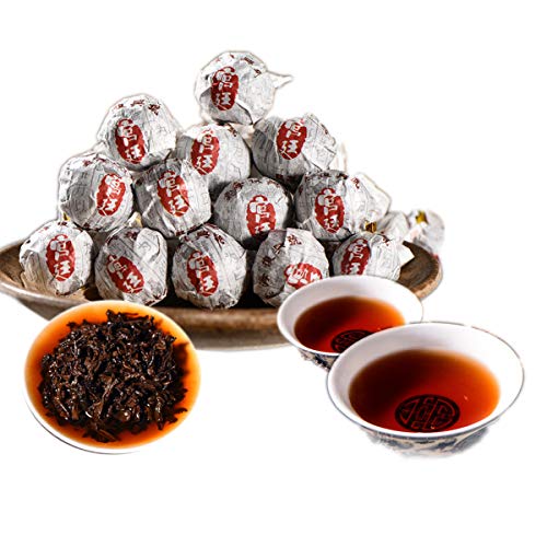 Chinesischer Pu'er Tee Reifer Puer Tee Schwarzer Tee Gericht Gekochter Tee Alter Pu Erh Tee Alte Bäume Gesundheitswesen Pu Er Tee Gesunder Puerh Tee Roter Tee Grün Gut (250) von ChinaShoppingMall