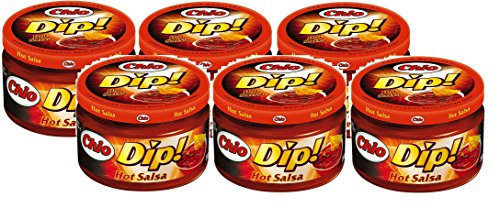 Chio Dip! Hot Salsa 6 x 200ml Glas von Chio