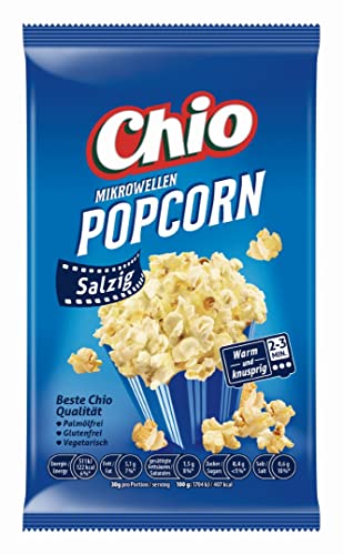Chio Mikrowellen Popcorn salzig, 22er Pack (22 x 100 g) von Chio