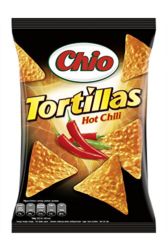 Chio Tortilla Chips Hot Chili (125 g) von Chio