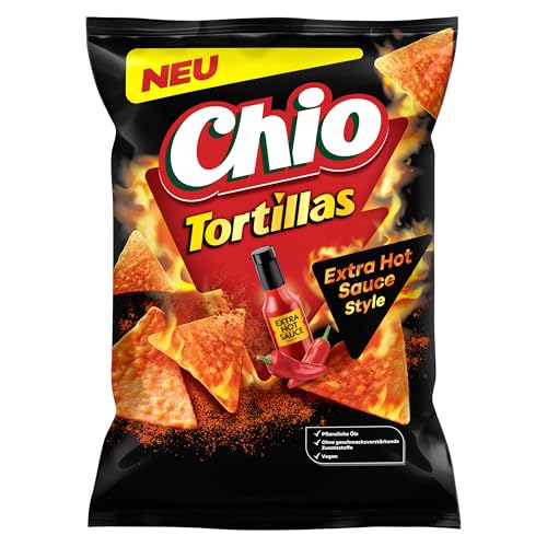 Chio Tortillas Extra Hot Sauce Style 110g Chio Tortillas Extra Hot Sauce Style 110g von Chio