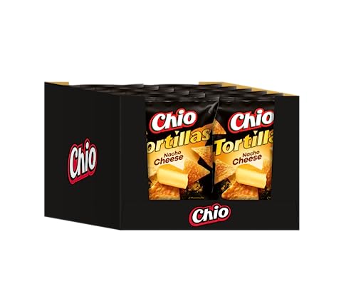 Chio Tortillas Nacho Cheese 110g, 12er Pack (12 x 110 g) von Chio