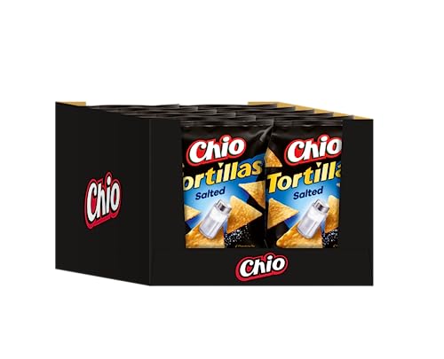 Chio Tortillas Original Salted 110g, 12er Pack (12 x 110 g) von Chio