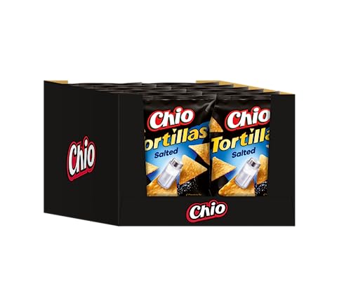 Chio Tortillas Original Salted 110g, 12er Pack (12 x 110 g), 1.0 stück von Chio