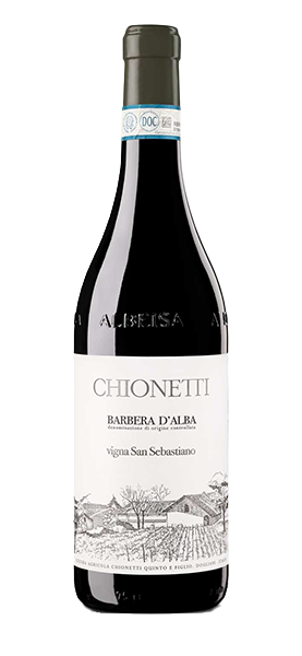 Barbera d'Alba DOC "Vigna San Sebastiano" 2018 von Chionetti