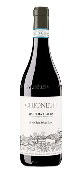 Barbera d'Alba DOC "Vigna San Sebastiano" 2018 von Chionetti