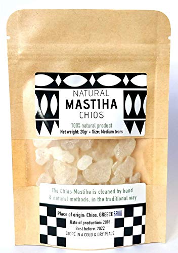 Chios Mastic Mastix erzeugt von Mastixerzeugern (20gr mittelgroße Tränen) von Chios Mastic