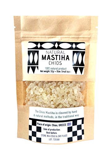 Chios Mastic Mastix erzeugt von Mastixerzeugern (50gr kleine Tränen) von Chios Mastic