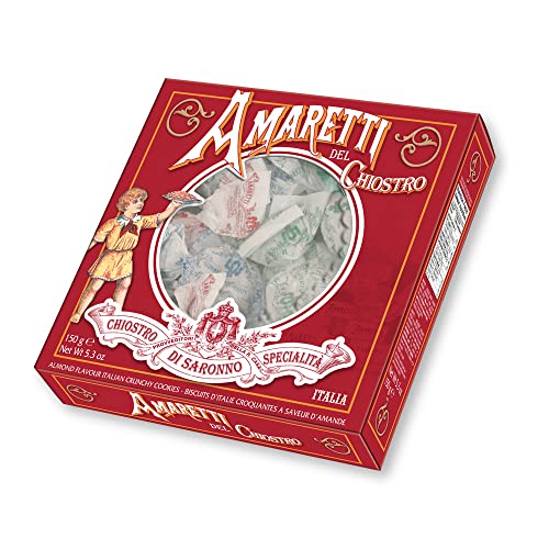 Lazzaroni Amaretti Classico in hochwertiger Präsentschachtel mit Sichtfenster 150g von Chiostro di Saronno