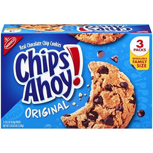 Nabisco, Chips Ahoy!, Real Chocolate Chip Cookies, Original, Resealable Family Size, 54.6oz Box von Chips Ahoy!