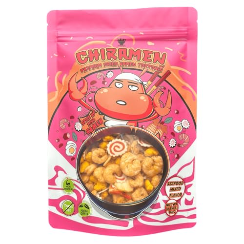 CHIRAMEN Dried Seafood Mixed Ramen Toppings, Shrimp, Fish Cake, Squid, Imitation Crab, Eggs, Prefect for Cup Noddles. CHIRAMEN Dried Seafood Mixed Ramen Toppings, Shrimp, Fish Cake, Squid, Imitation Crab, Eggs, Prefect for Cup Noddles. von Chiramen