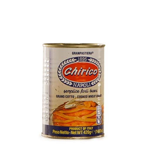 3x Chirico Grano cotto per Pastiera Napoletana 400 g gekochte Weizenkörner Italien 3x Chirico Grano cotto per Pastiera Napoletana 400 g gekochte Weizenkörner Italien von Chirico