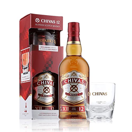 Chivas Regal 12 Years Whisky 0,7l in Geschenkbox mit Glas von Chivas Regal