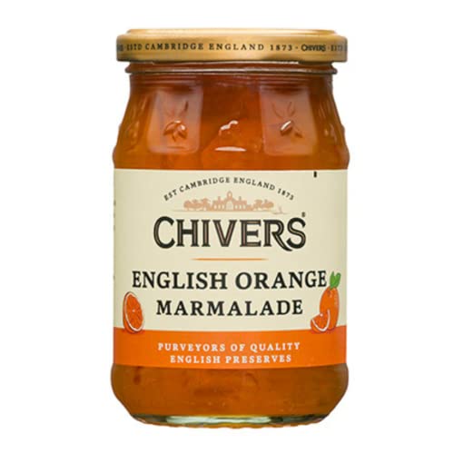 Chivers English Orange 6 x 340 g, authentische englische Marmelade für Orangen Liebhaber, Ideal zum Frühstück, aufs Brötchen, 6er Pack von Chivers