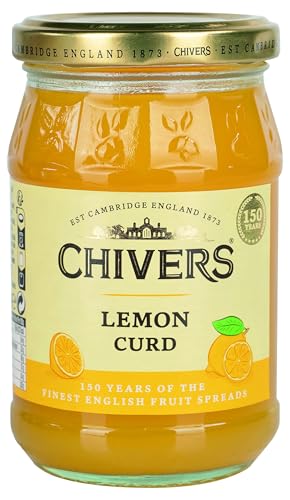 Chivers Lemon Curd, authentische englische Marmelade für süße Zitronen Liebhaber, Ideal zum Frühstück, aufs Brötchen 6er Pack 320g von Chivers