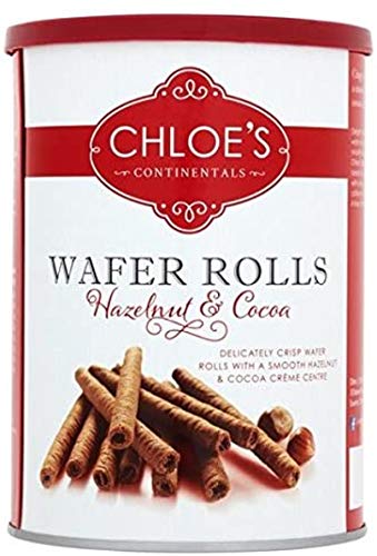 Chloe's - Hazelnut & Cocoa Cream Wafer Rolls - 400g von YESMOO