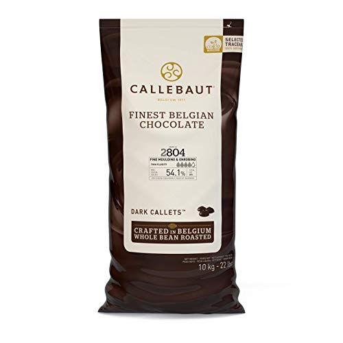 Callebaut Dunkle Schokoladenkuvertüre 2804 mit intensivem Kakaogeschmack, 10 kg von CHOCO SECRETS