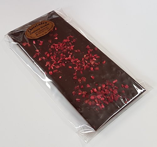 ChocoLaden - Zartbitterschokolade mit Himbeere -HANDGEMACHT- von ChocoLaden Confiserie Potsdam